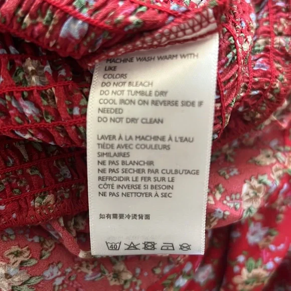 NWOT Urban Outfitters smocked floral dress - Picture 6 of 7